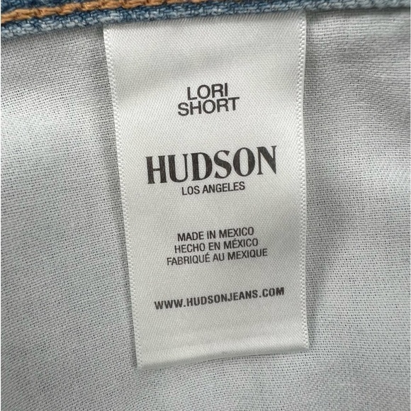 NWT Hudson Jeans Lori High Rise Button Fly Cut Off Denim Shorts Size 31 Women's - Picture 7 of 10